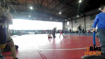 47 lbs Rr Rnd 2 - Raygen Bryant, Mojo Mulisha 12u vs Ember Shelton, Team Tulsa Girls NDT