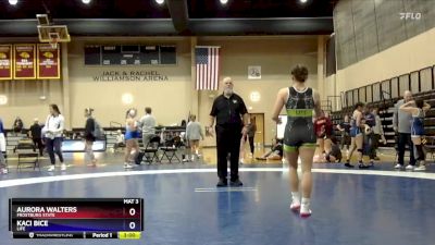 116 lbs Champ. Round 1 - Aurora Walters, Frostburg State vs Kaci Bice, Life