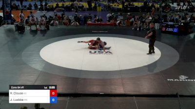 138 lbs Cons 64 #1 - Roman Clouse, KS vs Jacob Luebke, MN