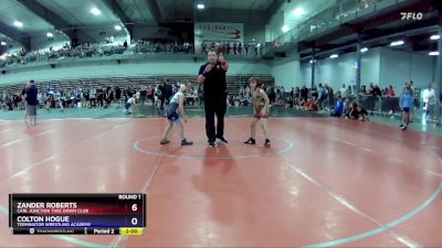 68-71 lbs Round 1 - Zander Roberts, Carl Junction Take Down Club vs Colton Hogue, Terminator Wrestling Academy