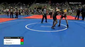 155 lbs Prelims - Jason Osgood, Blackwell Wrestling Club vs Armando Newcomb, Jay Wrestling Club