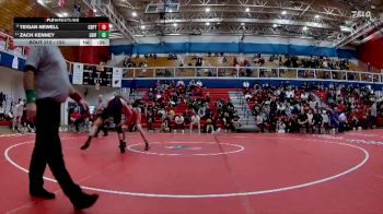 150 lbs 3rd Place Match - Teigan Newell, Crown Point vs Zach Kenney, Griffith