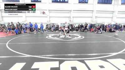105 lbs Quarterfinal - Blaise Wilson, Team Compound-EL vs Braylon Kady, Ares Black-EL