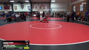 157 lbs Quarterfinal - Payton Hixon, Mackinaw vs Sheaden Adams, Columbus Community/WMU