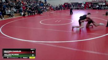 152 lbs Quarterfinal - Brayden Chandler, Marshall vs William Pilarski, Holdingford