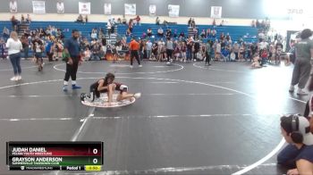 52 lbs Cons. Semi - Judah Daniel, Pelion Youth Wrestling vs Grayson Anderson, Summerville Takedown Club