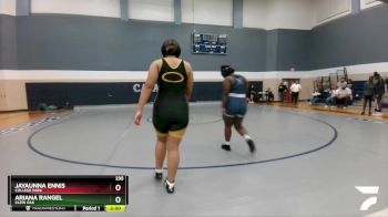 235 lbs Round 4 - Jayaunna Ennis, College Park vs Ariana Rangel, Klein Oak