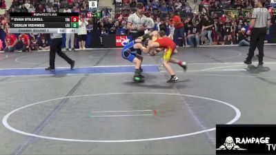 82 lbs Champ. Round 1 - Deklin Viehweg, Leavenworth vs Evan Stillwell, Trailhands