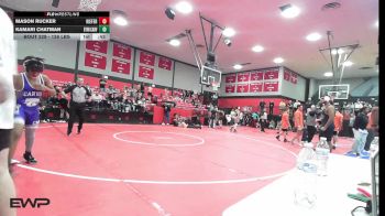 126 lbs Consi Of 4 - Mason Rucker, Kiefer High School vs Kamari Chatman, Bookert T Washington