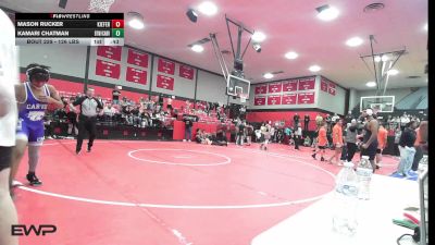 126 lbs Consi Of 4 - Mason Rucker, Kiefer High School vs Kamari Chatman, Bookert T Washington