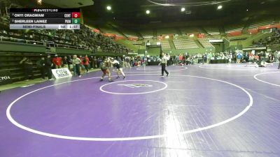 190 lbs Semifinal - Onyi Oragwam, Centennial vs Sherleen Lainez, Pioneer Valley