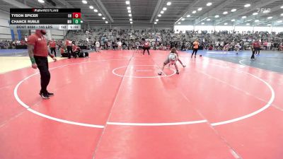145 lbs Quarterfinal - Tyson Spicer, OH vs Chance Ruble, MO