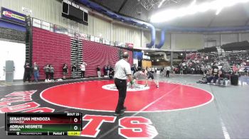 2A 150 lbs Champ. Round 1 - Adrian Negrete, Ephrata vs Sebastian Mendoza, Grandview