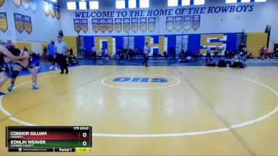 175 Gold Round 1 - Connor Gilliam, Hagerty vs Konlin Weaver, Camden County