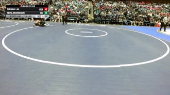 125 lbs Round Of 32 - Sienna Lal, Allen vs Mika McMullin, Hillcrest