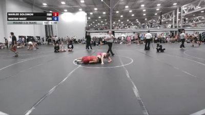118 lbs Round 4 (6 Team) - Marlee Solomon, PA West Black vs Winter West, POWA