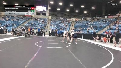 197 lbs Cons. Round 4 - Chase Stieb, Doane University vs Bronson Swan, Arizona Christian University