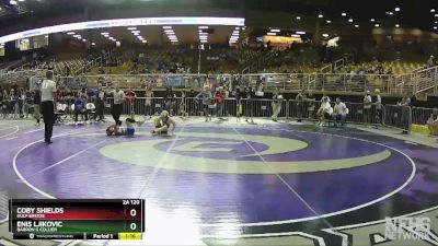 2A 120 lbs Cons. Round 3 - Enis Ljikovic, Barron G Collier vs Coby Shields, Gulf Breeze