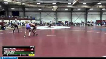 149 lbs Cons. Round 2 - Jack Murphy, Williams College vs Dario Molina, Wesleyan University (Connecticut)