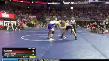 2A-195 lbs Cons. Semi - CJ Hisler, Webster City vs Josiah Bundt, MOC-Floyd Valley