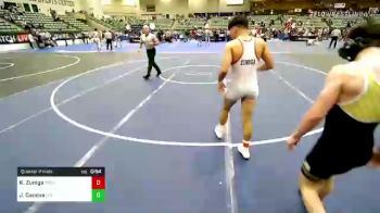 135 lbs Quarterfinal - Kiyanno Zuniga, Toppenish vs Joey Canova, Olympic