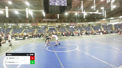 138 lbs Consi Of 32 #2 - Maximus DeWitt, Team Montana vs Elan Rowley, Summit WC