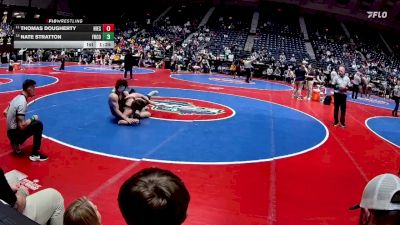 2A-215 lbs Semifinal - Thomas Dougherty, Holy Innocents Episcopal vs Nate Stratton, Franklin County