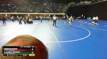 150 lbs Champ. Round 1 - Trenton Byers, The Best Wrestler vs D`Angelo Moreno, DC Elite Wrestling
