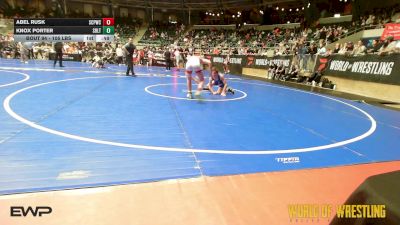 105 lbs Consi Of 4 - Abel Rusk, South Central Punisher Wrestling Club vs Knox Porter, Sebolt Wrestling Academy