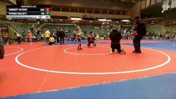 52 lbs 1st Place Match - Emmett Myers, Rogers Iron Wrestling Club vs Ryder Kellett, Greenwood Wrestling Academy