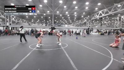 135 lbs Round 2 (6 Team) - Shyann Page, POWA vs Zoe Delgado, Miami Hawks