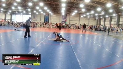 56 lbs Rd# 9- 2:15pm Saturday Final Pool - Gunner Kelly, West Coast Elite vs Landyn Schadt, Iowa Black