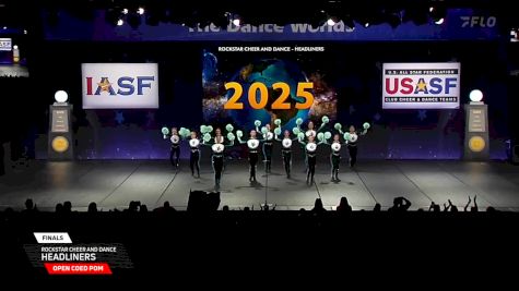 Rockstar Cheer and Dance - Headliners [2025 Open Coed Pom Finals] 2025 The Dance Worlds