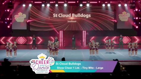 St Cloud Bulldogs [2025 Show Cheer 1 Ltd. - Tiny Mite - Large] 2025 Pop Warner National Cheer & Dance Championship