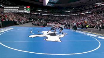 106-3A 1st Place Match - Jeremiah Delacerda, Alamosa vs Andrew Pedregon, Skyview