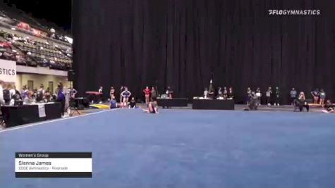 Sienna James - Women's Group, EDGE Gymnastics - Riverside - 2021 Women's Xcel Region 4 Championships