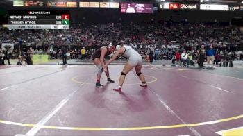 155 lbs Cons. Round 4 - Nevaeh Maynes, Elko vs Kinsey Byrge, Corner Canyon