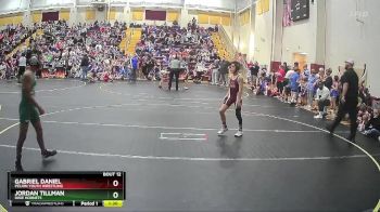 80 lbs Round 1 - Jordan Tillman, Dixie Hornets vs Gabriel Daniel, Pelion Youth Wrestling