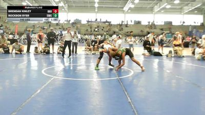 142 lbs 3rd Place - Brendan Kinley, Ohio United - MS vs Rockson Ryer, TDWC Maniacs Blue - MS