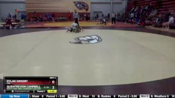 141 lbs Quarterfinal - Dylan Grigsby, Coe vs Quentrevion Campbell, North Iowa Area Community College
