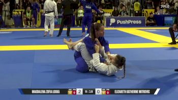 Elizabeth Mitrovic vs Magdalena Loska | 2025 World Jiu-Jitsu IBJJF Championship