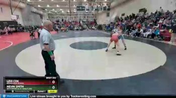 132 Boys Cons. Round 3 - Levi Cox, Brush High School vs Nevin Smith, Betterman Elite Wrestling