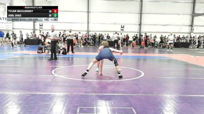 120 lbs Round Of 128 - Tyler McCleskey, GA vs Joel Diaz, NY