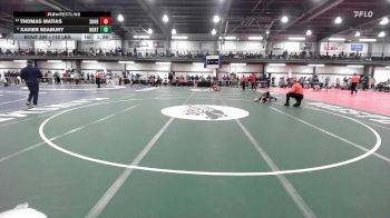 110 lbs Round Of 16 - Thomas Matias, Shoreham-wading River vs Xavier Seabury, North Babylon