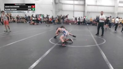 96 lbs Round 4 (8 Team) - Adam Bachmann, Mat Assassins Black vs Blaine Welsh, CTWHALE Green