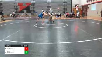 172 lbs 3rd Place - Bobby Walters, Elizabethtown vs Joel Grillo, Donegal