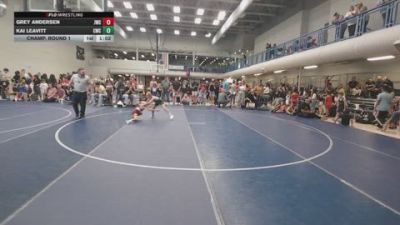 54-59.2 lbs Champ. Round 1 - Grey Andersen, JWC vs Kai Leavitt, Champions Wrestling Club