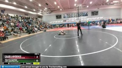 85 lbs Quarterfinal - Tevyn Bates, Cody Wrestling Club vs Caleb Lawrence, RawTown Elite Wrestling Club