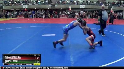 75 lbs Cons. Round 2 - Rylan Haremza, Crass Trained Wrestling vs Josiah Hursh, N8