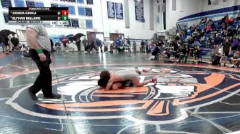 157 lbs Champ. Round 3 - Joshua Davila, Williams Field vs Elysian Bellaire, San Ysidro